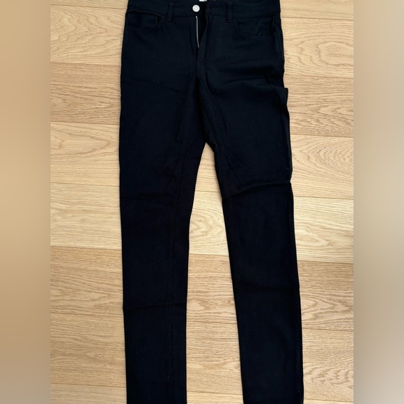 Acne Black Straight Leg Pants with Sleek Design - Picture 2 of 9